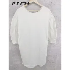 ◇ KBF アーバンリサーチ 裏起毛 長袖 膝丈 ワンピース サイズONE オフホワイト レディース 【中古】 【1101190005970】