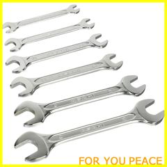 【在庫処分】ASH スパナセット6本組5.5mm×7mm-17mm×19mm SMS0600