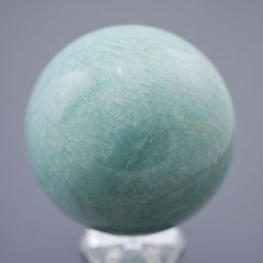 アマゾナイト 丸玉 375.5g 65.2mm 大玉/天然石・置物 原石 台座は付属しません