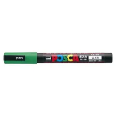 三菱鉛筆 ユニ ポスカ 細字 緑 PC-3M.6