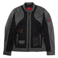 UNION JAP ユニオンジャップ レザーメッシュジャケット Mサイズ - メルカリ
