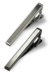 ビジネス 誕生日や父の日のプレゼントにも スーツ 結婚式 【どんなネクタイにも合う真鍮製2本セット】 喪服 礼服 ブランド 冠婚葬祭 入学式 おしゃれ 卒業式 二次会 タイピン パーティー [Vita ネクタイピン Natur]