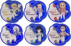 【中古】コースター 全6種セット 「鬼滅の刃×ufotable Cafe/マチ★アソビCAFE ホワイトデーイベント2024 ランダム薔薇型アクリルコースターB」