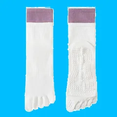 【特価セール】【インストラクター推薦】 ヨガソックス レディース [ZI-ZI] 5本指 ソックスすべりどめ ピラティス フィットネス 靴下 ダブルカーフ 重ね履き風 靴下 おしゃれ【全11色】