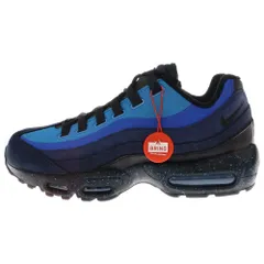 NIKE (ナイキ) ×STASH AIR MAX 95 BLACK AND HARBOR BLUE 2024 スタッシュ エアマックス95 ブラック アンド ハーバーブルー ローカットスニーカー US10.5/28.5cm HF5515-400のサムネイル