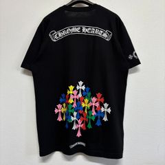 CHROME HEARTS Cemetery Cross Multi Color Scroll Label クロムハーツ セメタリークロス マルチカラー スクロールラベル 黒 ブラック 半袖 Tシャツ トップス メンズ レディース Lサイズ ほぼ未使用