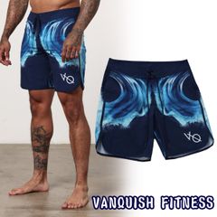 ヴァンキッシュ サーフパンツ VANQUISH FITNES VQ Blue Tidal