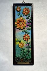 田渕眞兒 油絵 抽象画 花向笠虎作品集 No.① 和花菜彩墨図 - メルカリ