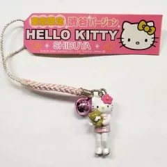 【中古】キーホルダー・マスコット(キャラクター) キティ 渋谷バージョン 根付け (ピンク/シルバー) 「ハローキティ」 東京限定 