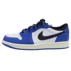NIKE ナイキ CZ0790-140 Air Jordan 1 Retro Low OG Game Royal エアジョーダン1 レトロ ロー OG ゲームロイヤル ローカットスニーカー 27.5cm【新古品】【未使用】【中古】