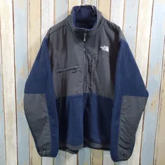 6-182☆ノースフェイス☆デナリジャケット☆フリース☆刺繍ロゴ☆Lサイズ