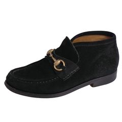 ☆イタリア製☆GUCCI グッチ ホースビット レザー チャッカーブーツ