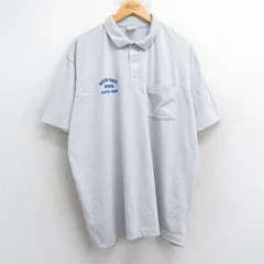 XL/古着 半袖 ポロ シャツ メンズ 90s ニューヨーク 大きいサイズ グレー 25jun20 中古 トップス