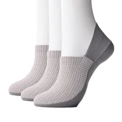 【新品】 [グンゼ] フットカバー ＜3足組＞ サブリナ 超深履き 縫製 アーチサポート SQX909 レディース グレ－ 1