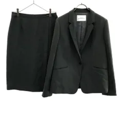 グリーンレーベルリラクシング スカートスーツ 上下 セットアップ 40/38 グレー green label relaxing UNITED ARROWS レディース