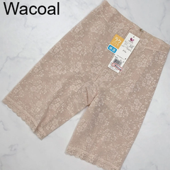 【新品タグ付き】Wacoal　ワコール　ガードル　64　ランジェリー　下着ㅤBE　ベージュ　花　刺繍ㅤ華やか　レース　ラクごこち　綿混　プレゼント　ギフト