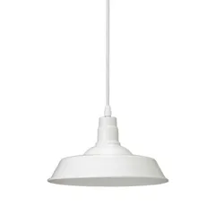 【 新品 未開封 】 ヤザワ　LED照明 ペンダントライト 中 1灯用 電球別売 ホワイト　PDXT02WH 未使用 送料無料のサムネイル