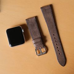 腕時計ベルト革 ブラウン Tempesti BABELE バベルレザー 時計バンド 本革 腕時計バンド 交換ベルト 凹凸型 10mm 12mm 15mm 16mm 17mm 18mm 19mm 20mm 21mm 22mm