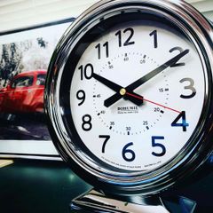 新品 ★DULTON★ BOHUMIL CLOCK CHROME ダルトン ボフミル クロック クローム アメリカン雑貨 置き時計 インテリア ガレージ ハウスウェア ホームファッション 男前