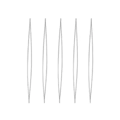 【大安売り】ビーズ針 糸通し 極細 ビーズ通し 超極細針 ビーズ刺しゅう針 ビーズ織り針 手作り DIY 縫製 手芸用品 工具 パーツ ハンドメイド アクセサリー制作 長 7.6cm 5本入り