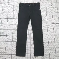 ◇ Θ EDWIN エドウィン コットン系 シンプル デニムストレートパンツ サイズXS ブラック系 レディース E  【1508200020365】