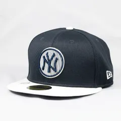 【ニューエラ正規品】ニューエラ 帽子 キャップ 59FIFTY 2025 MLB Batting Practice ニューヨーク・ヤンキース ホーム ネイビー ホワイトバイザー(商品番号：14459831)
