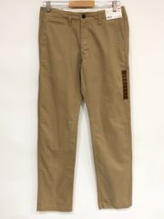 【未使用・タグ付】 UNIQLO ウォッシュノータックチノ 36 Brown メンズ 324-072492 ユニクロ SIZE：76×85■0618U⑮