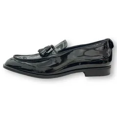 Emporio Armani パテント エナメル タッセル ローファー スリッポン X4J105 エンポリオアルマーニ 9  71278A1のサムネイル