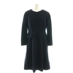 トッカ TOCCA LUMINOUS ドレス ワンピース ジャケット セット スーツ 2 ネイビー /DF ■OSのサムネイル