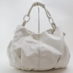 2408-34 ジョルジオアルマーニ ハンドバッグ GIORGIO ARMANI ナイロン製 オフホワイトのサムネイル