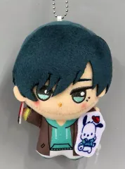 【中古】ぬいぐるみマスコット・ぬいぐるみバッジ 糸師凛×ポチャッコ ちびぐるみvol.2 「ブルーロック×サンリオキャラクターズ」