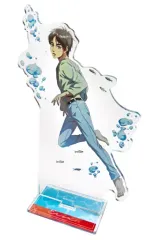 【中古】アクリルスタンド・アクリルパネル エレン・イェーガー 描き下ろしイラスト 水中浮遊ver. BIGアクリルスタンド 「進撃の巨人×カワスイ 川崎水族館 ～巨人潜む水辺を調査せよ～」