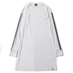 【SILLENT FROM ME】ロング丈カットソー "R.I.P -Long Length Cutsew-" / WHITE Sサイズ