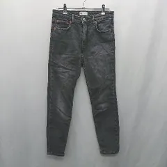 ◇ Θ ZARA ザラ デニムパンツ サイズ38 ブラック系 レディース E  【1411280012727】