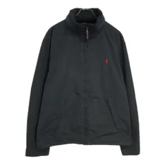 Polo by Ralph Lauren ポロ ラルフローレン ウォームアップジャケット ブラック(メンズ XL)中古 古着 V1779