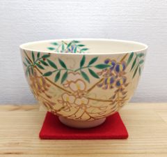 送料込【逢絢亭・新品】茶道具 蓋置 京焼 栗の形 山川敦司 共