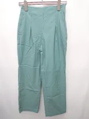 ◇ SENSE OF PLACE by URBAN RESEARCH タック スラックス　パンツ サイズTALL グリーン レディース P  【1408200046009】