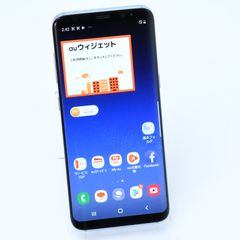 【訳あり＊美品】au SIMフリー Galaxy S8 SCV36 ブルー