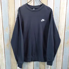 6-191☆ナイキ☆スウェットトレーナー☆ワンポイントロゴ刺繍☆Lサイズ