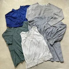 【まとめ売り】GLOBAL WORK シャツ ブラウス レディースMサイズ 5点セット