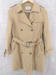 ◇ Adam et Rope’ アダム エ ロペ   ライナー付 トレンチコート 36 ブラウン レディース  【中古】 【1002800289134】