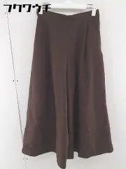 ◇ Techichi テチチ サイドジップ ワイド パンツ サイズM ブラウン レディース  【中古】 【1106250007819】