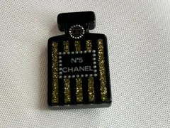 中古　美品　シャネル　CHANEL　香水　ボトル　スパンコール　ブローチ 中古 美品 シャネル CHANEL 香水 ボトル スパンコール ブローチ