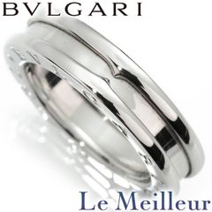 ブルガリ BVLGARI ビー・ゼロワン リング 指輪 K18WG 10号 中古 プレラブド 返品OK