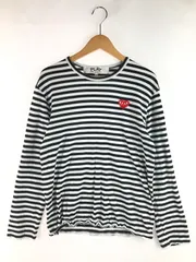 PLAY Comme des Garçons ストライプ長袖 白黒 Tシャツ L PLAY Kids L/S Striped T-Shirt (Black) – COMME des GARÇONS