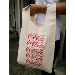 コカコーラ COKE コットンマルシェバッグM (CC-MBM2)アメリカ雑貨コカ,コーラ雑貨 アメリカン雑貨のサムネイル