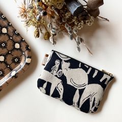ミナペルホネン ハンドメイド L字お財布ポーチ - メルカリ