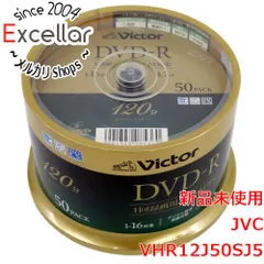 [bn:8] Victor製　ビデオ用 DVD-R VHR12J50SJ5　4.7GB 16倍速 50枚組