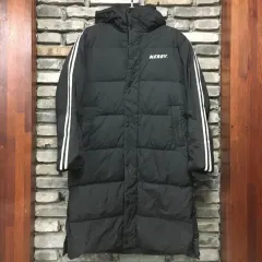 NERDY ノルディ ロングダウン コート S フード付き K-POP ブランク NERDY(ノルディ) ダウンジャケット・コート(レディース) - 海外