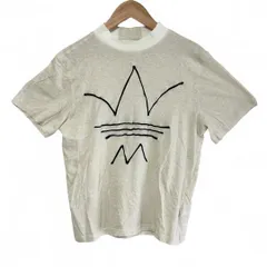 アディダス　Mサイズ　Tシャツ・カットソー　白